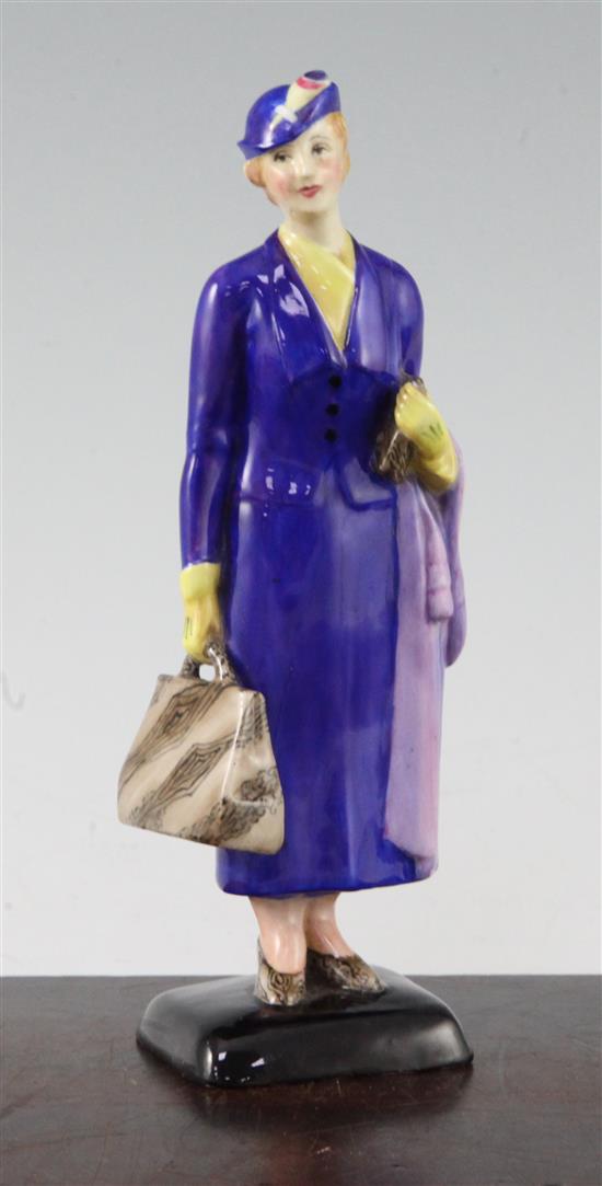 A Mintons figure The Vacation Girl, modelled by R. Bradbury, 17.5cm